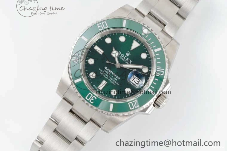 MiroTime 0401 Submariner 116610 LV Green Ceramic APSF 1:1 Best Edition on SS Bracelet VR Stretchable 2376